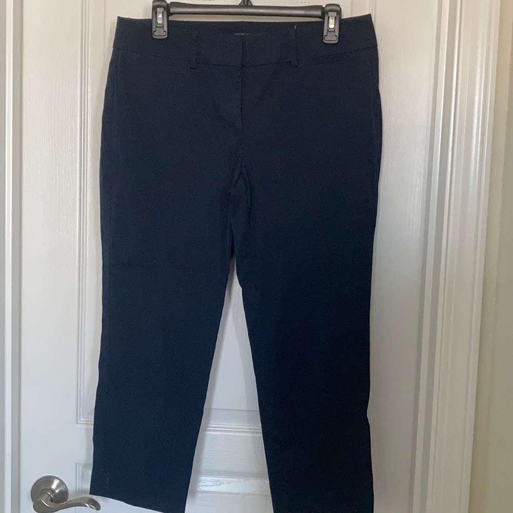Ann Taylor ankle trouser - navy blue